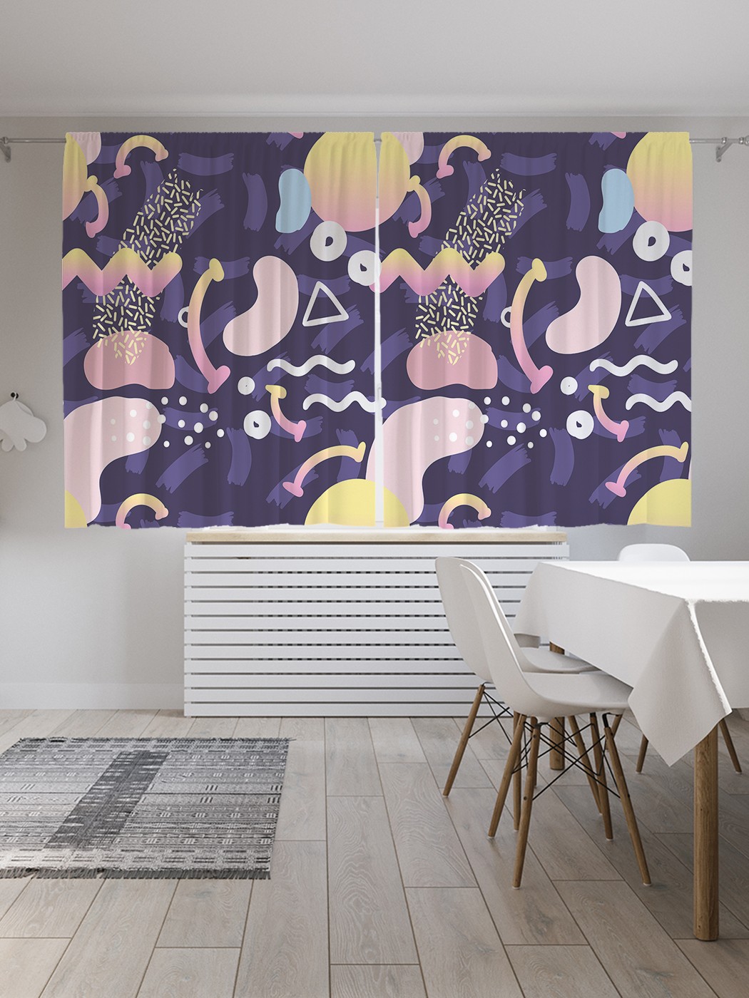 Шторы под лён «Абстракционный орнамент», серия Oxford DeLux, 290х180 см 
Шторы под лён «Абстракционный орнамент», серия Oxford DeLux, 290х180 см