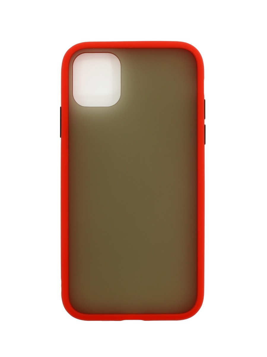 фото Чехол zibelino plastic matte для apple iphone 11 red