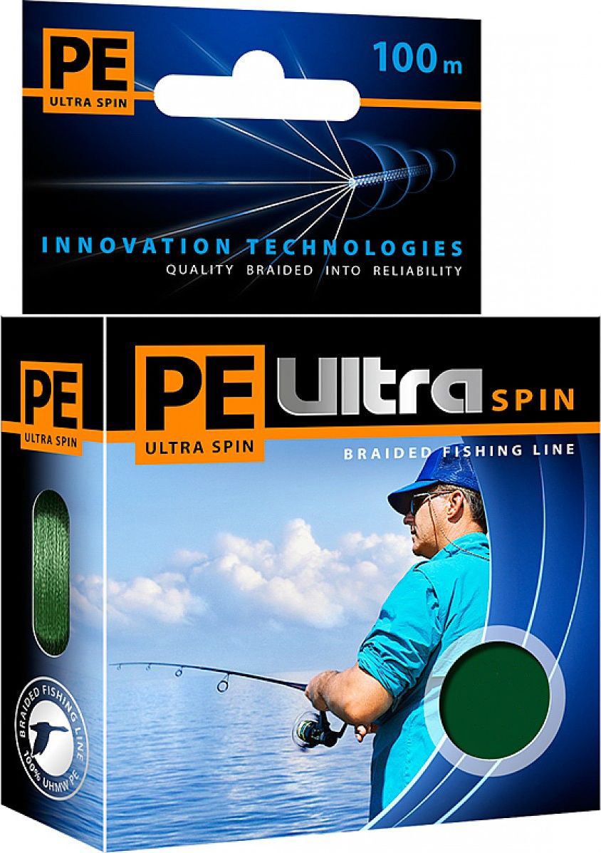 Леска плетеная Aqua PE Ultra Spin 0,18 мм, 100 м, 13,6 кг, dark green, Зеленый, PE Ultra Spin
Леска плетеная Aqua PE Ultra Spin 0,18 мм, 100 м, 13,6 кг, dark green, Зеленый, PE Ultra Spin
