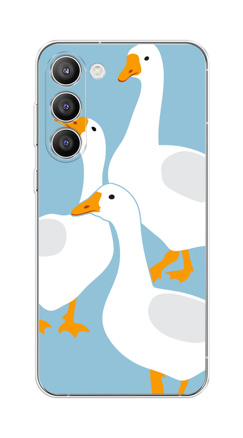 Чехол Homey на Samsung Galaxy S23 Plus 5G "Гусиное трио", Голубой;белый;серый;желтый, 2107450-1
Чехол Homey на Samsung Galaxy S23 Plus 5G "Гусиное трио", Голубой;белый;серый;желтый, 2107450-1