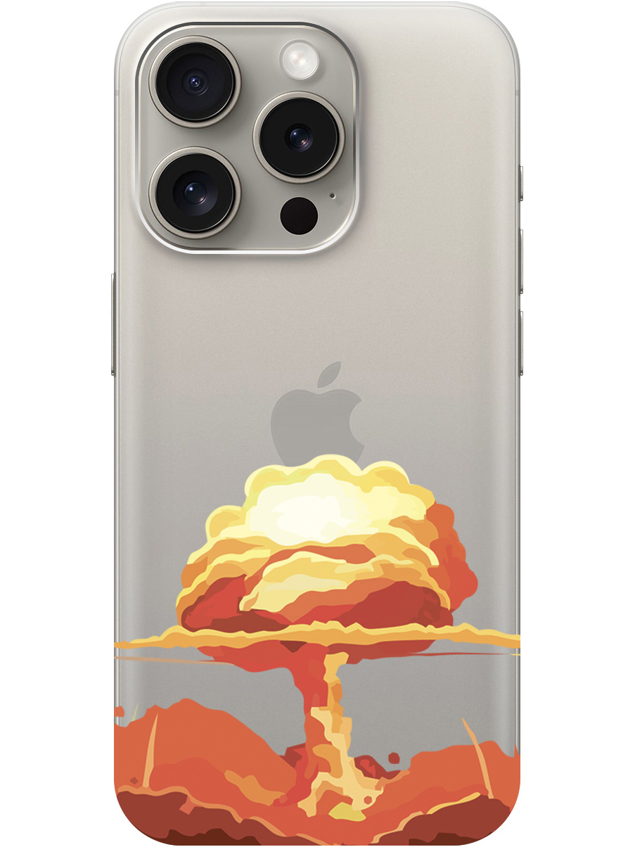 Чехол на Apple iPhone 15 Pro силиконовый с принтом "Boom", Прозрачный;красный, 20000009
Чехол на Apple iPhone 15 Pro силиконовый с принтом "Boom", Прозрачный;красный, 20000009