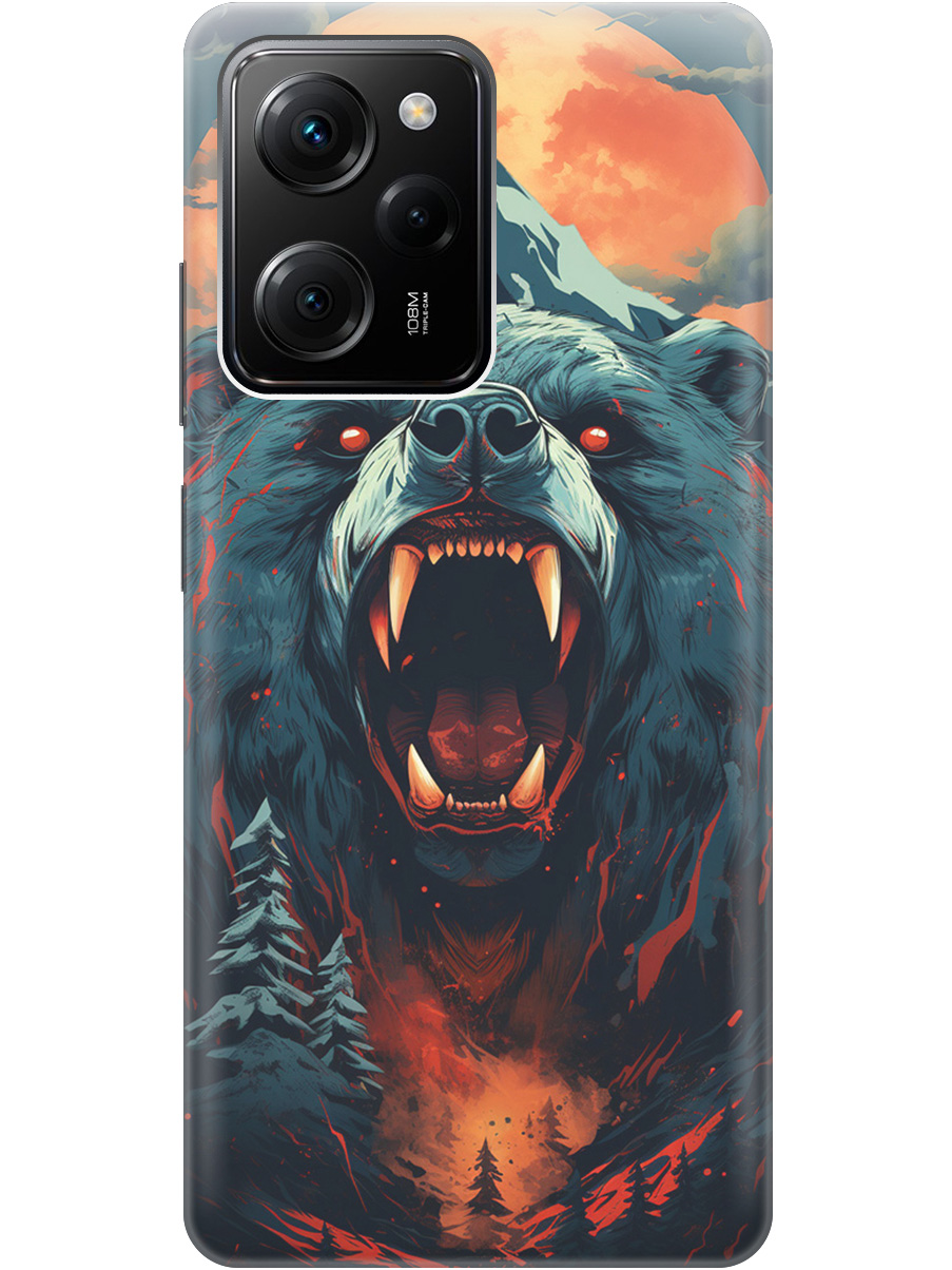 Чехол на Poco X5 Pro силиконовый с принтом "Гризли при красной луне", Красный;синий;черный, 20000917
Чехол на Poco X5 Pro силиконовый с принтом "Гризли при красной луне", Красный;синий;черный, 20000917