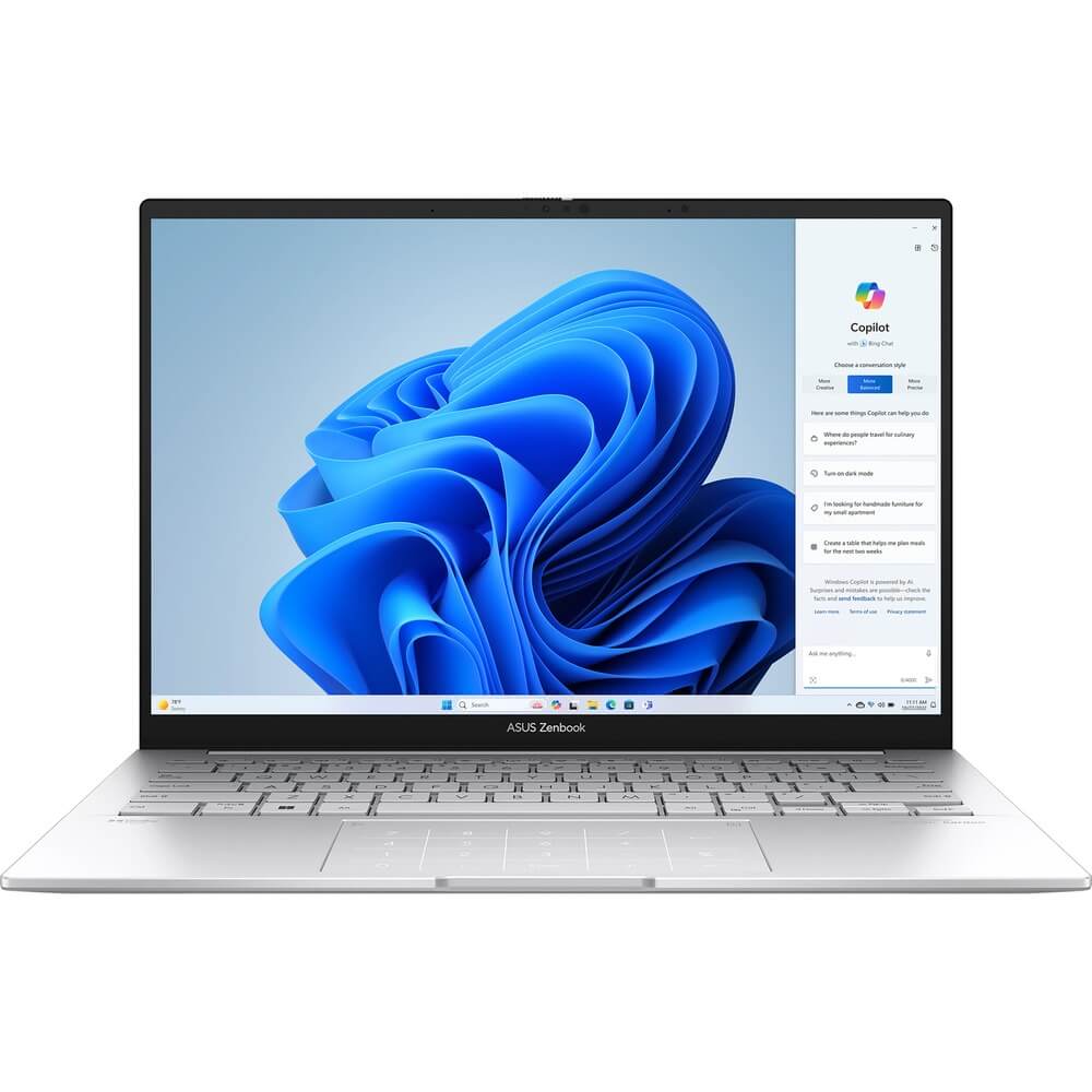 Ноутбук ASUS Zenbook 14 OLED UX3405MA-QD488W серебристый (176955), Zenbook 14 OLED UX3405MA-QD488W
Ноутбук ASUS Zenbook 14 OLED UX3405MA-QD488W серебристый (176955), Zenbook 14 OLED UX3405MA-QD488W