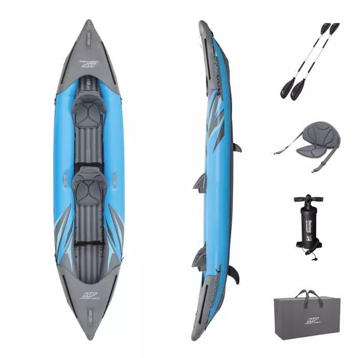 Байдарка надувная Bestway Surge Elite X2 Kayak, 382x94х42 см, голубой, Surge Elite X2 Kayak
Байдарка надувная Bestway Surge Elite X2 Kayak, 382x94х42 см, голубой, Surge Elite X2 Kayak