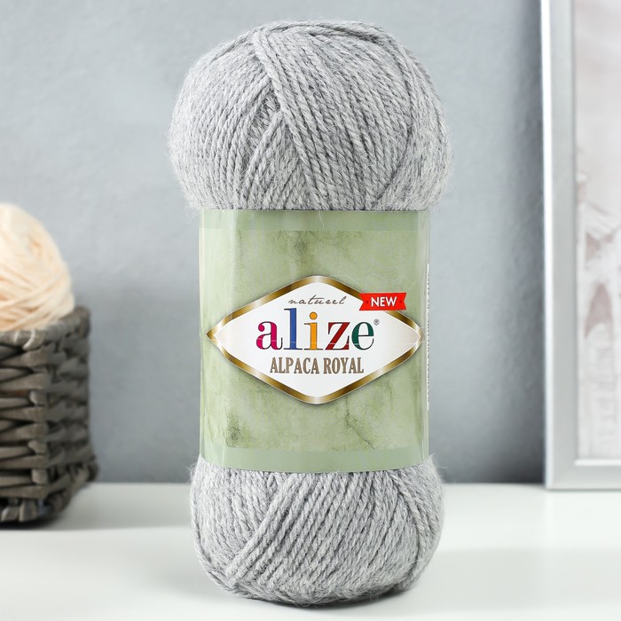 Пряжа Alize Alpaca Royal New 15% альпака, 30% шерсть, 55% акрил 250м/100гр 21, Серый
Пряжа Alize Alpaca Royal New 15% альпака, 30% шерсть, 55% акрил 250м/100гр 21, Серый