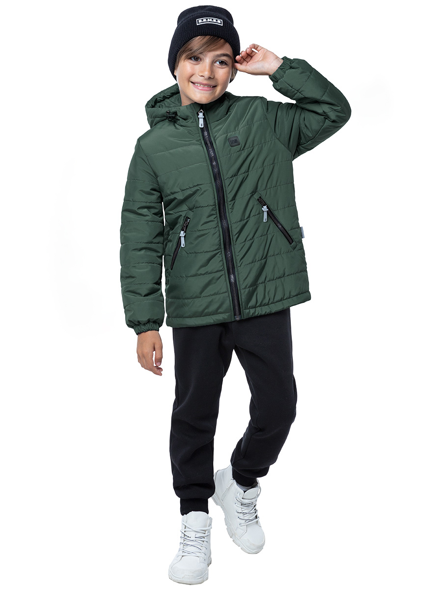 фото Куртка детская nikastyle 4м4123, хаки, 140