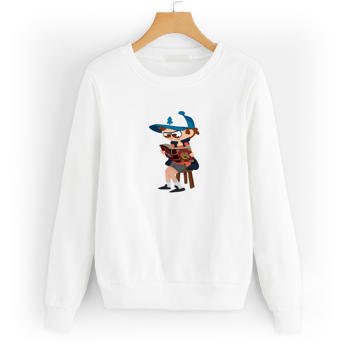 Свитшот белый CoolPodarok Гравити Фолз Диппи Gravity falls Dippi (сердито читает книгу), 4W041301
Свитшот белый CoolPodarok Гравити Фолз Диппи Gravity falls Dippi (сердито читает книгу), 4W041301