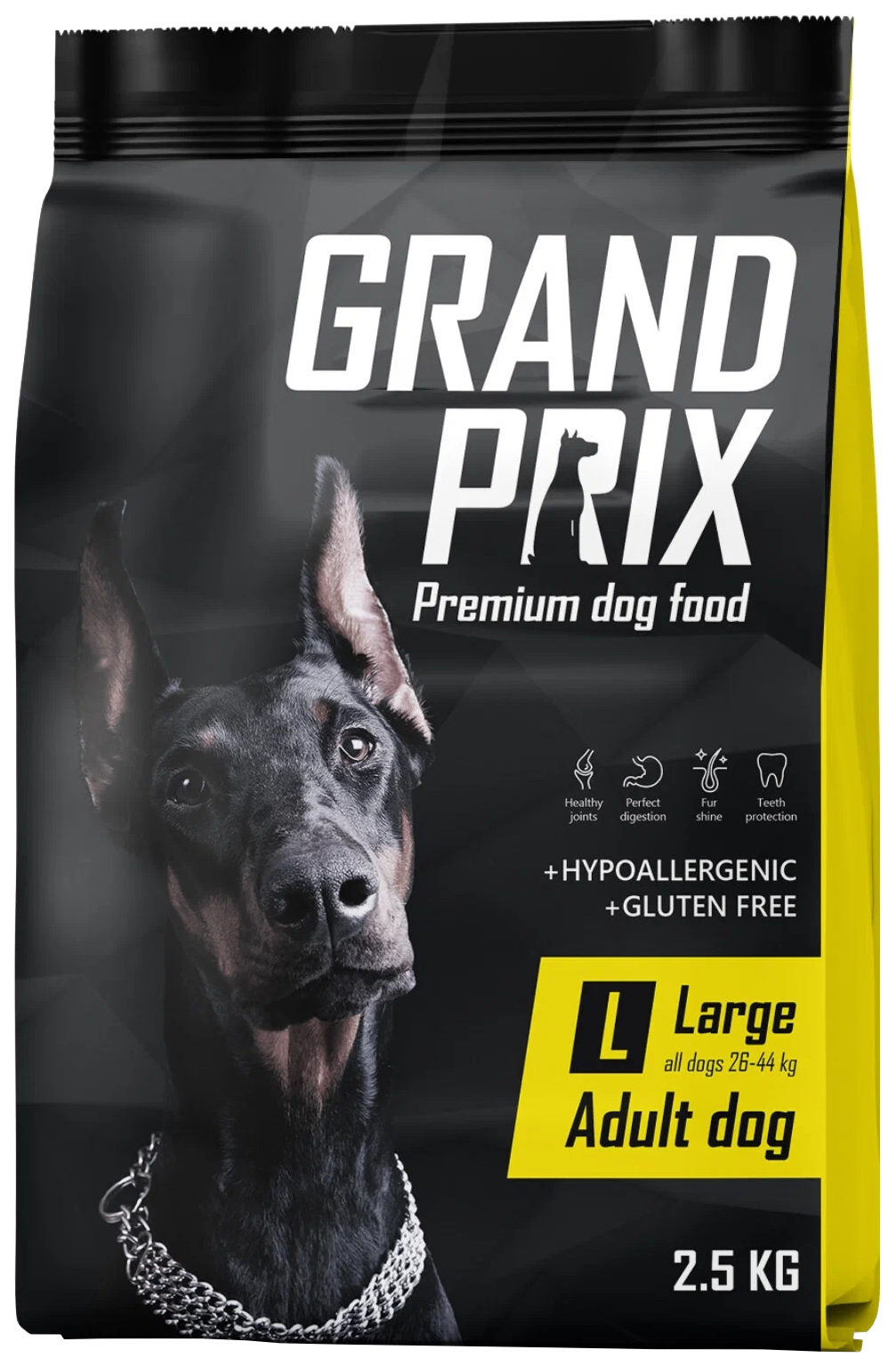 GRAND PRIX GRAND PRIX LARGE ADULT для взрослых собак крупных пород с курицей (2,5 кг х 4 ш
GRAND PRIX GRAND PRIX LARGE ADULT для взрослых собак крупных пород с курицей (2,5 кг х 4 ш