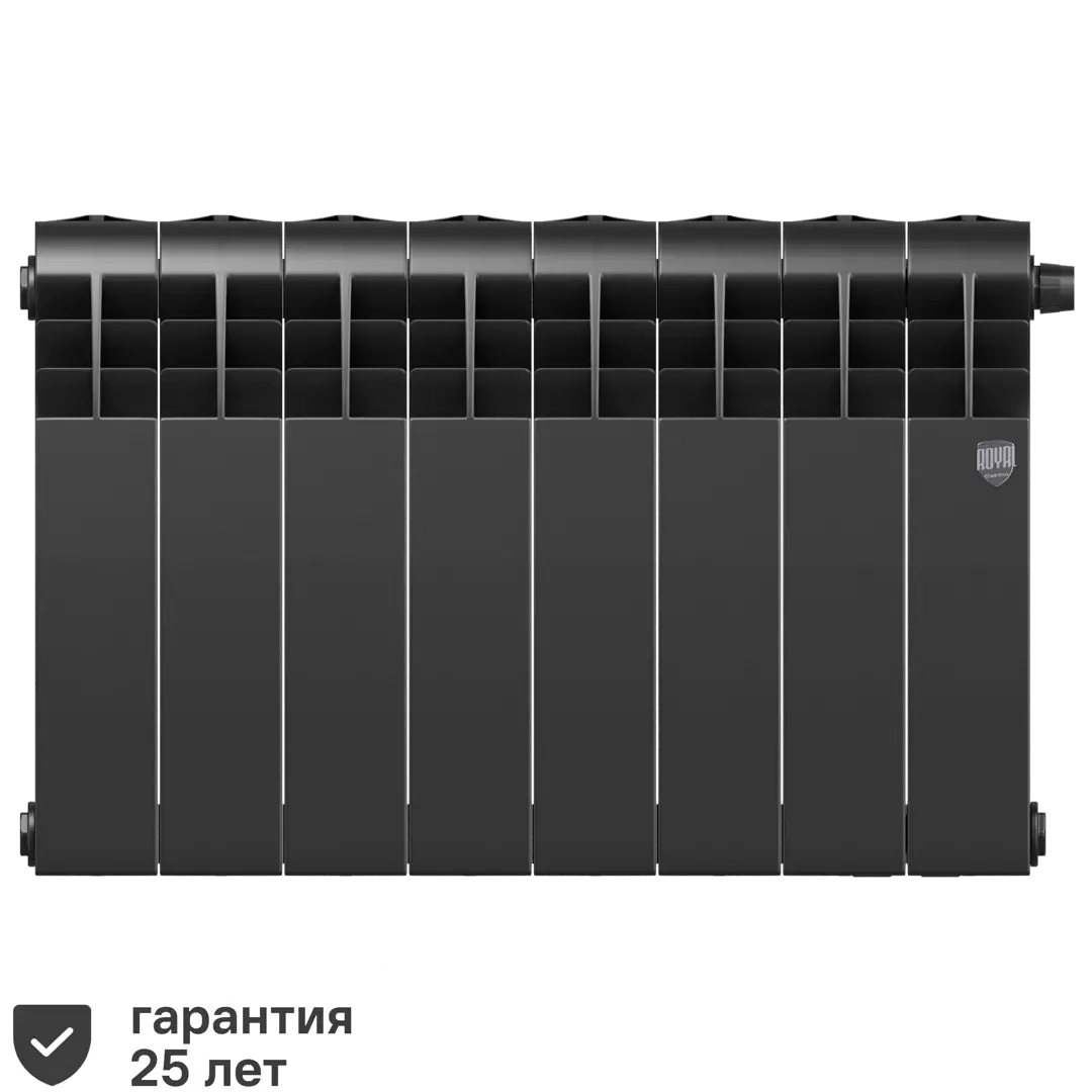 Радиатор Royal Thermo Biliner 350/87 биметалл 8 секций нижнее правое подключение цвет
Радиатор Royal Thermo Biliner 350/87 биметалл 8 секций нижнее правое подключение цвет