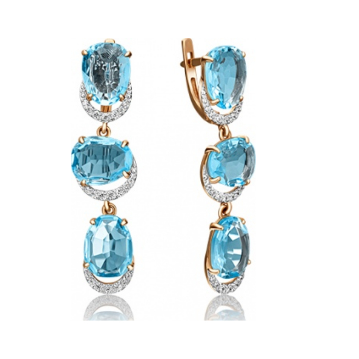 Серьги из красного золота с фианитом/топазом PLATINA jewelry 02-3194-00-207-1110-46, 02-3194-00-207-1110-46
Серьги из красного золота с фианитом/топазом PLATINA jewelry 02-3194-00-207-1110-46, 02-3194-00-207-1110-46