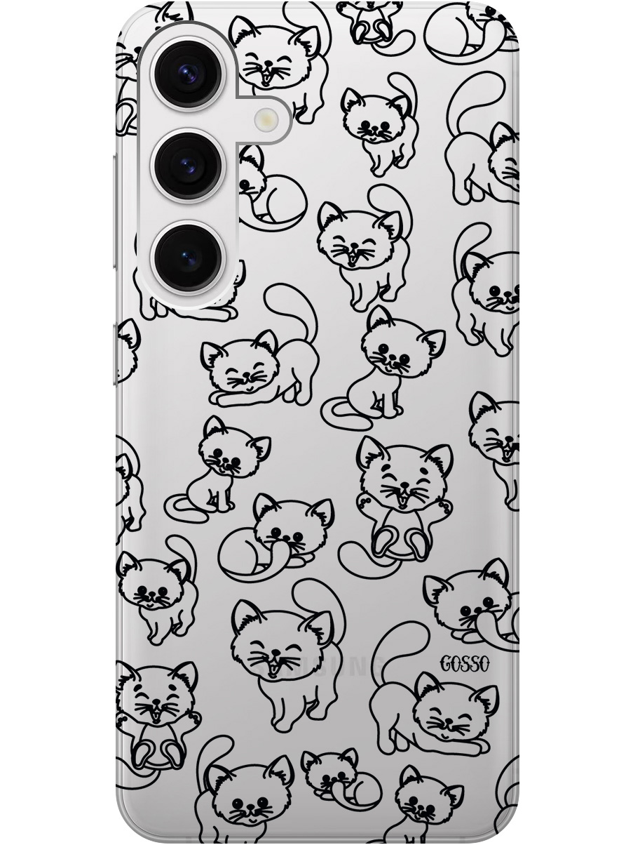 Силиконовый чехол на Samsung Galaxy S24 с рисунком "Cute Kitties" прозрачный, Прозрачный;черный, 20011913
Силиконовый чехол на Samsung Galaxy S24 с рисунком "Cute Kitties" прозрачный, Прозрачный;черный, 20011913
