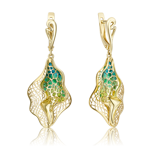 Серьги из желтого золота с эмалью PLATINA jewelry 02-3778-00-000-1130-48, 02-3778-00-000-1130-48
Серьги из желтого золота с эмалью PLATINA jewelry 02-3778-00-000-1130-48, 02-3778-00-000-1130-48