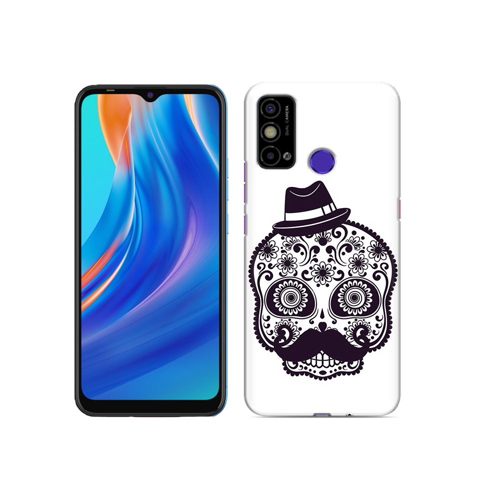 Чехол MyPads Tocco для Tecno Spark Go разрисованный скелет, Прозрачный, Tocco 
Чехол MyPads Tocco для Tecno Spark Go разрисованный скелет, Прозрачный, Tocco