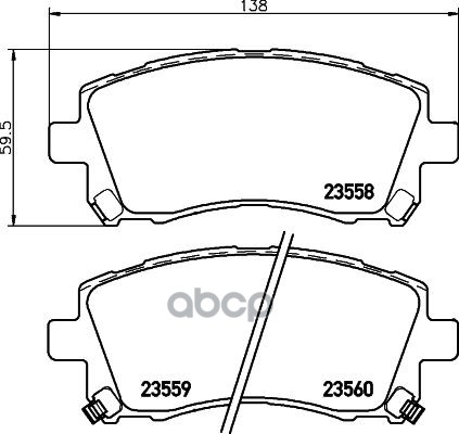Колодки тормозные перед SUBARU FORESTER, IMPREZA, LEGACY III, LEGACY OUTBACK, OUTBACK, TOY
Колодки тормозные перед SUBARU FORESTER, IMPREZA, LEGACY III, LEGACY OUTBACK, OUTBACK, TOY