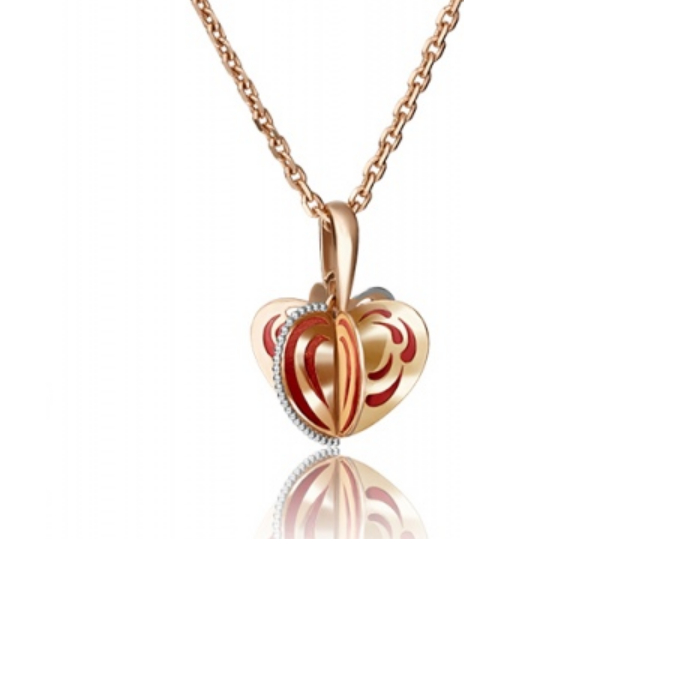 Подвеска из красного золота с эмалью PLATINA jewelry 03-2846-00-000-1110-48, 03-2846-00-000-1110-48
Подвеска из красного золота с эмалью PLATINA jewelry 03-2846-00-000-1110-48, 03-2846-00-000-1110-48