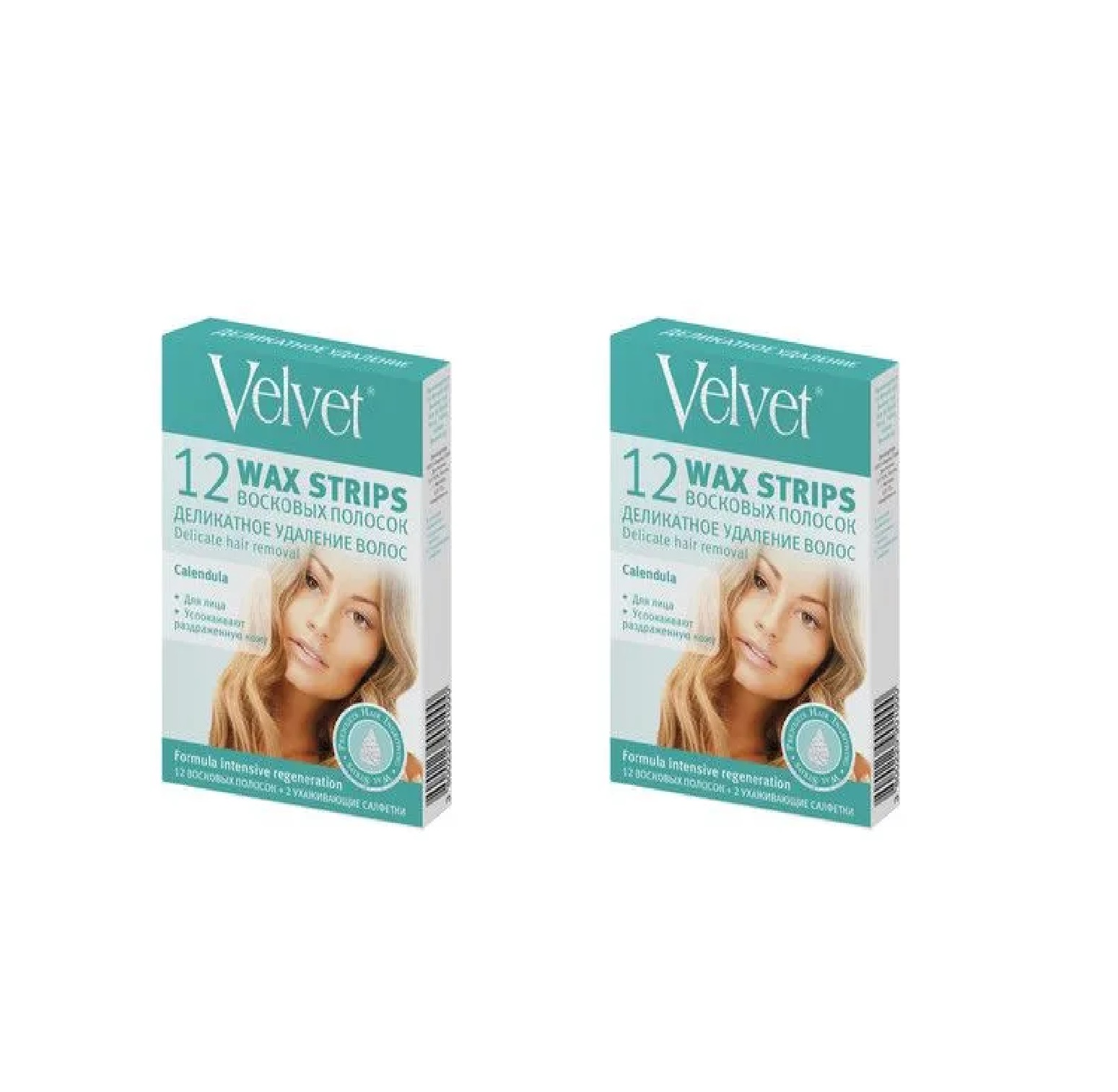 Полоски восковые для лица Velvet деликатное удаление, 12 шт х 2 упаковки, деликатное удаление
Полоски восковые для лица Velvet деликатное удаление, 12 шт х 2 упаковки, деликатное удаление