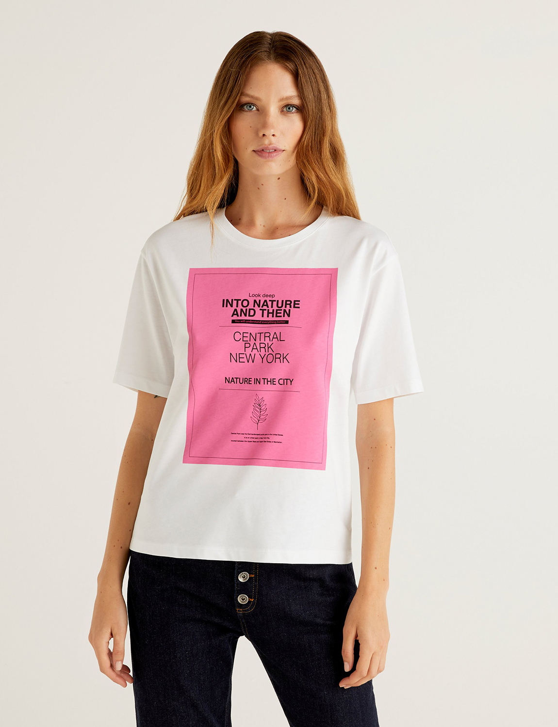 фото Футболка женская united colors of benetton 21a_3mi5e1ah8 белая xl