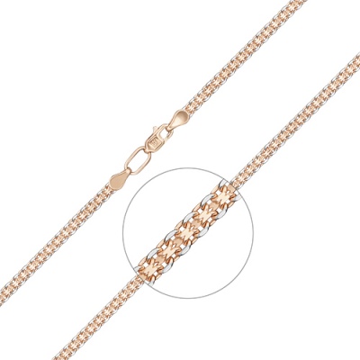 Цепочка из комбинированного золота 55 см PLATINA jewelry 21-2003-050-1111-17, 21-2003-050-1111-17
Цепочка из комбинированного золота 55 см PLATINA jewelry 21-2003-050-1111-17, 21-2003-050-1111-17
