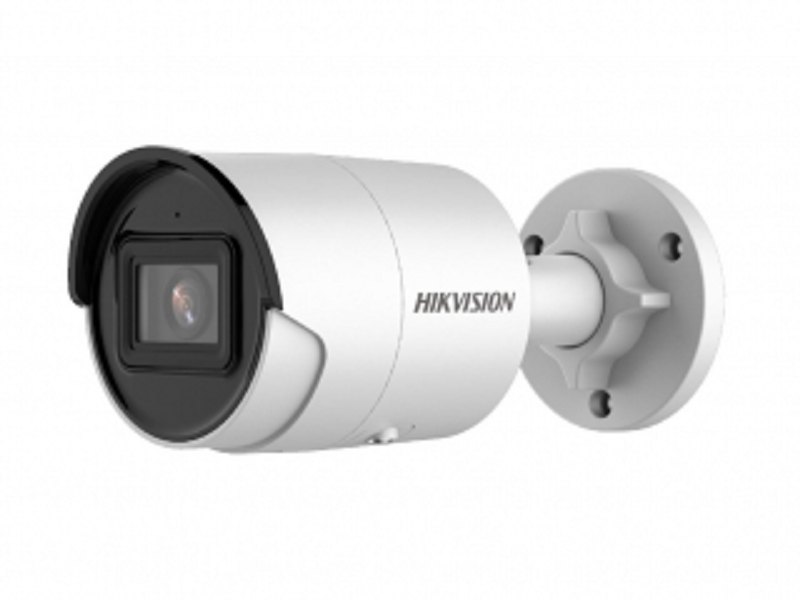 фото Hikvision ds-2cd2023g2-iu 2.8mm 2мп уличная цилиндрическая ip-камера с exir-подсветко