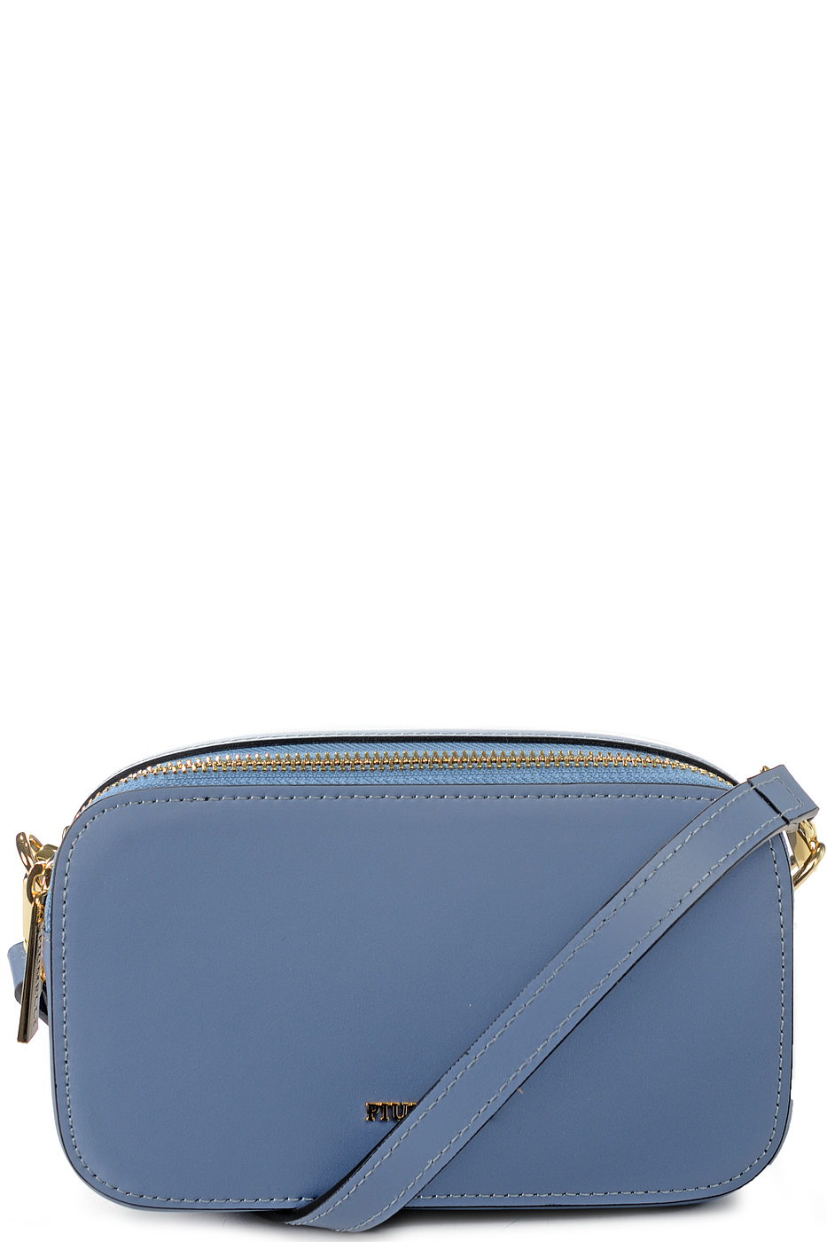 фото Сумка-клатч женская piumelli moscow leather l366 голубая