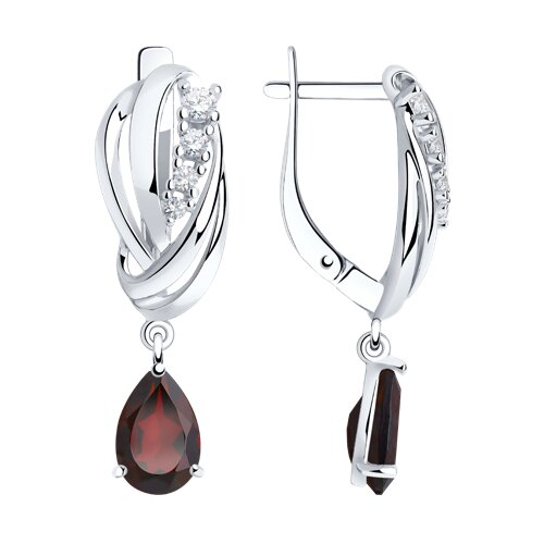 Серьги из серебра TEO MAORI 892022258, гранат/фианит, 892022258
Серьги из серебра TEO MAORI 892022258, гранат/фианит, 892022258