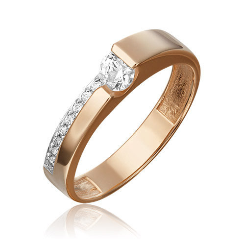 Кольцо из красного золота с фианитом р. 18,5 PLATINA jewelry 01-5450-00-501-1110-38, 01-5450-00-501-1110-38
Кольцо из красного золота с фианитом р. 18,5 PLATINA jewelry 01-5450-00-501-1110-38, 01-5450-00-501-1110-38