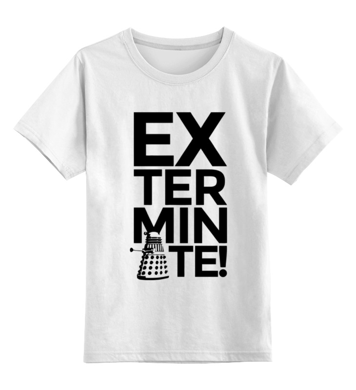 Футболка детская Printio Exterminate! (daleks) цв. белый р. 152, Exterminate! (daleks)
Футболка детская Printio Exterminate! (daleks) цв. белый р. 152, Exterminate! (daleks)