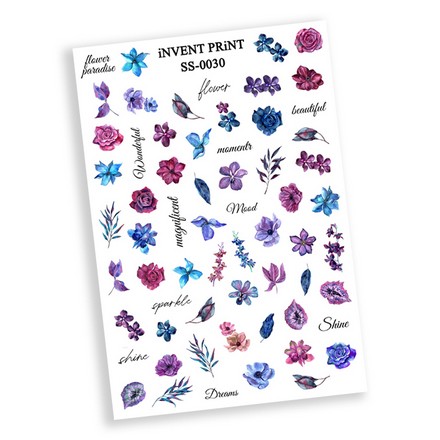 Набор, iNVENT PRiNT, Самоклеящийся слайдер-дизайн «Цветы. Веточки. Листья» №SS-30, 3 шт.
Набор, iNVENT PRiNT, Самоклеящийся слайдер-дизайн «Цветы. Веточки. Листья» №SS-30, 3 шт.