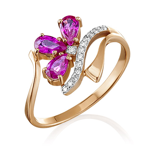 Кольцо из золота р. 17,5 PLATINA jewelry 01-0133-00-107-1110-30, рубин\бриллиант, 01-0133-00-107-1110-30
Кольцо из золота р. 17,5 PLATINA jewelry 01-0133-00-107-1110-30, рубин\бриллиант, 01-0133-00-107-1110-30
