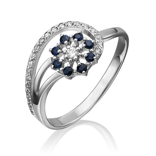 Кольцо из золота р. 18 PLATINA jewelry 01-0653-00-105-1120-30, сапфир\бриллиант, 01-0653-00-105-1120-30
Кольцо из золота р. 18 PLATINA jewelry 01-0653-00-105-1120-30, сапфир\бриллиант, 01-0653-00-105-1120-30