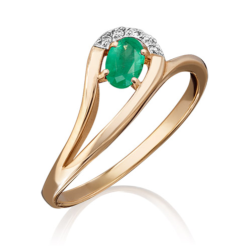 Кольцо из красного золота р. PLATINA jewelry 01-0662-00-106-1110-30, изумруд/бриллиант, 01-0662-00-106-1110-30
Кольцо из красного золота р. PLATINA jewelry 01-0662-00-106-1110-30, изумруд/бриллиант, 01-0662-00-106-1110-30