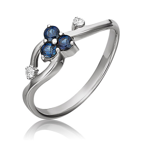 Кольцо из золота р. PLATINA jewelry 01-0675-00-105-1120-30, сапфир\бриллиант, 01-0675-00-105-1120-30
Кольцо из золота р. PLATINA jewelry 01-0675-00-105-1120-30, сапфир\бриллиант, 01-0675-00-105-1120-30