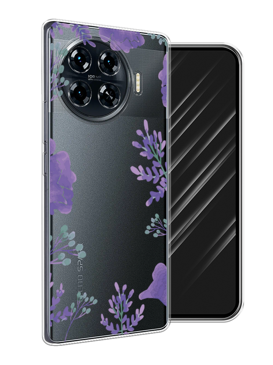 Чехол Awog на Tecno Spark 20 Pro Plus "Сиреневая цветочная рамка", Прозрачный;фиолетовый, 305050-1
Чехол Awog на Tecno Spark 20 Pro Plus "Сиреневая цветочная рамка", Прозрачный;фиолетовый, 305050-1