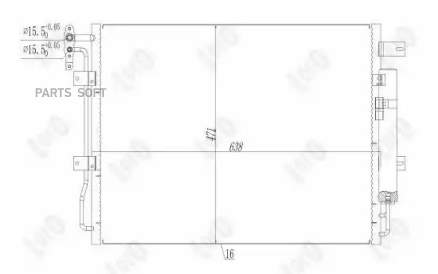 Радиатор кондиционера LAND ROVER: DISCOVERY IV (LA_) 3.0TD 4x4 mtr. 306DT 09-, RANGE ROVER
Радиатор кондиционера LAND ROVER: DISCOVERY IV (LA_) 3.0TD 4x4 mtr. 306DT 09-, RANGE ROVER