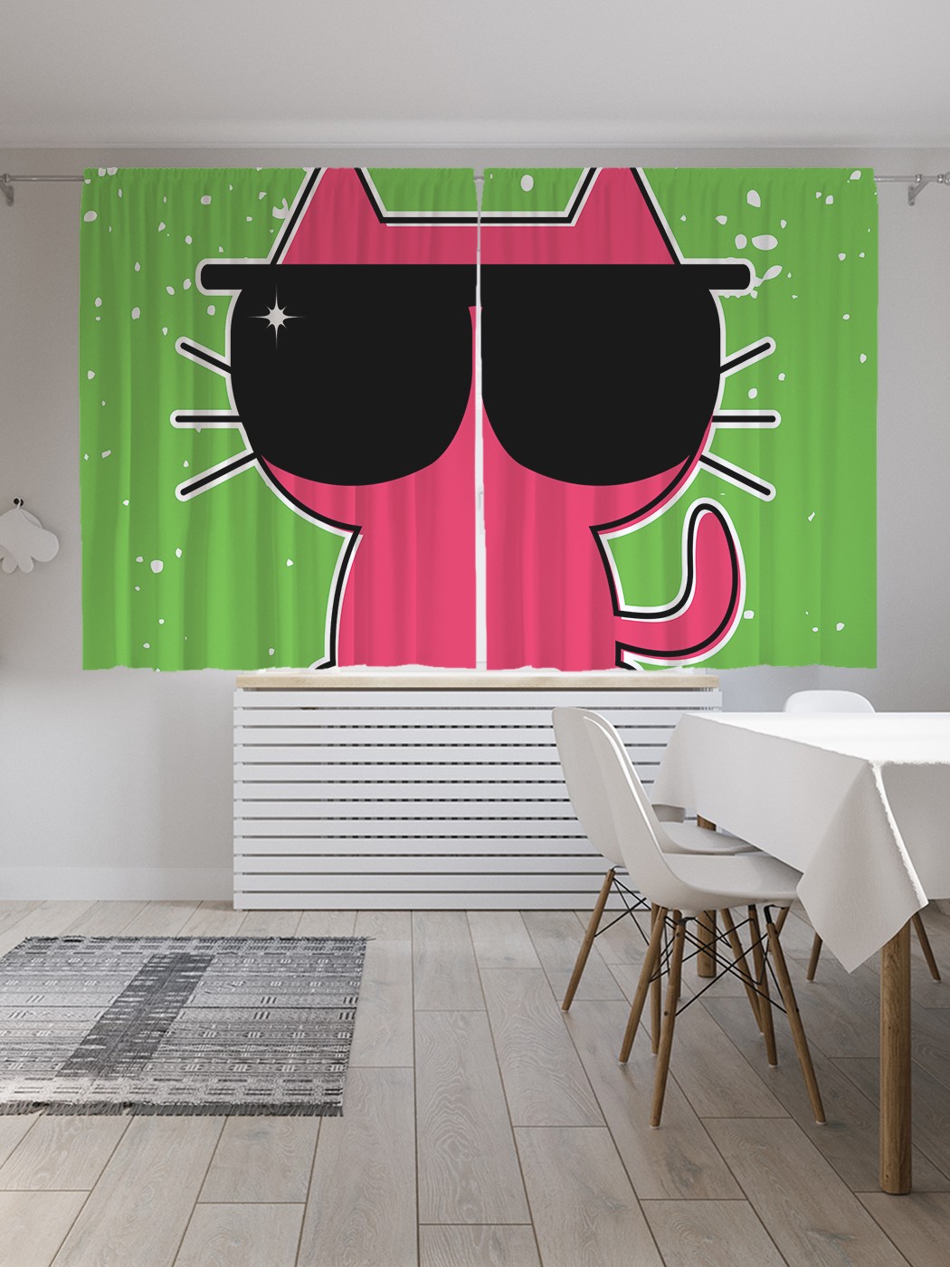 Классические шторы JoyArty "Крутая кошка", серия Oxford DeLux, 2 полотна 145x180 см, Крутая кошка
Классические шторы JoyArty "Крутая кошка", серия Oxford DeLux, 2 полотна 145x180 см, Крутая кошка
