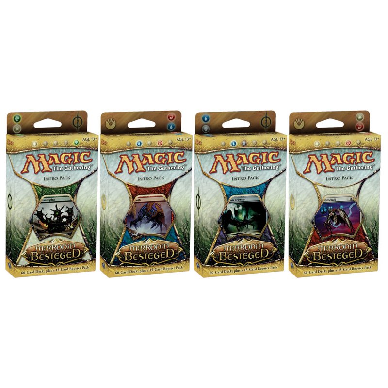 Набор Magic The Gathering из 4 разных Intro pack колоды Mirrodin Besieged ENG, Колоды
Набор Magic The Gathering из 4 разных Intro pack колоды Mirrodin Besieged ENG, Колоды