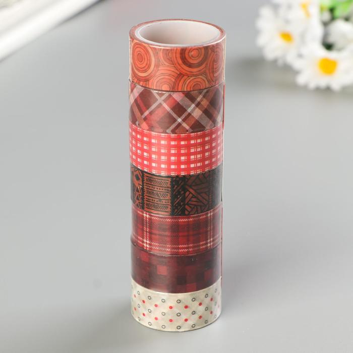 Клейкие WASHI-ленты для декора ОТТЕНКИ КРАСНОГО, 15 мм х 3 м (набор 7 шт) рисовая бумага, Красный, Остров Сокровищ
Клейкие WASHI-ленты для декора ОТТЕНКИ КРАСНОГО, 15 мм х 3 м (набор 7 шт) рисовая бумага, Красный, Остров Сокровищ