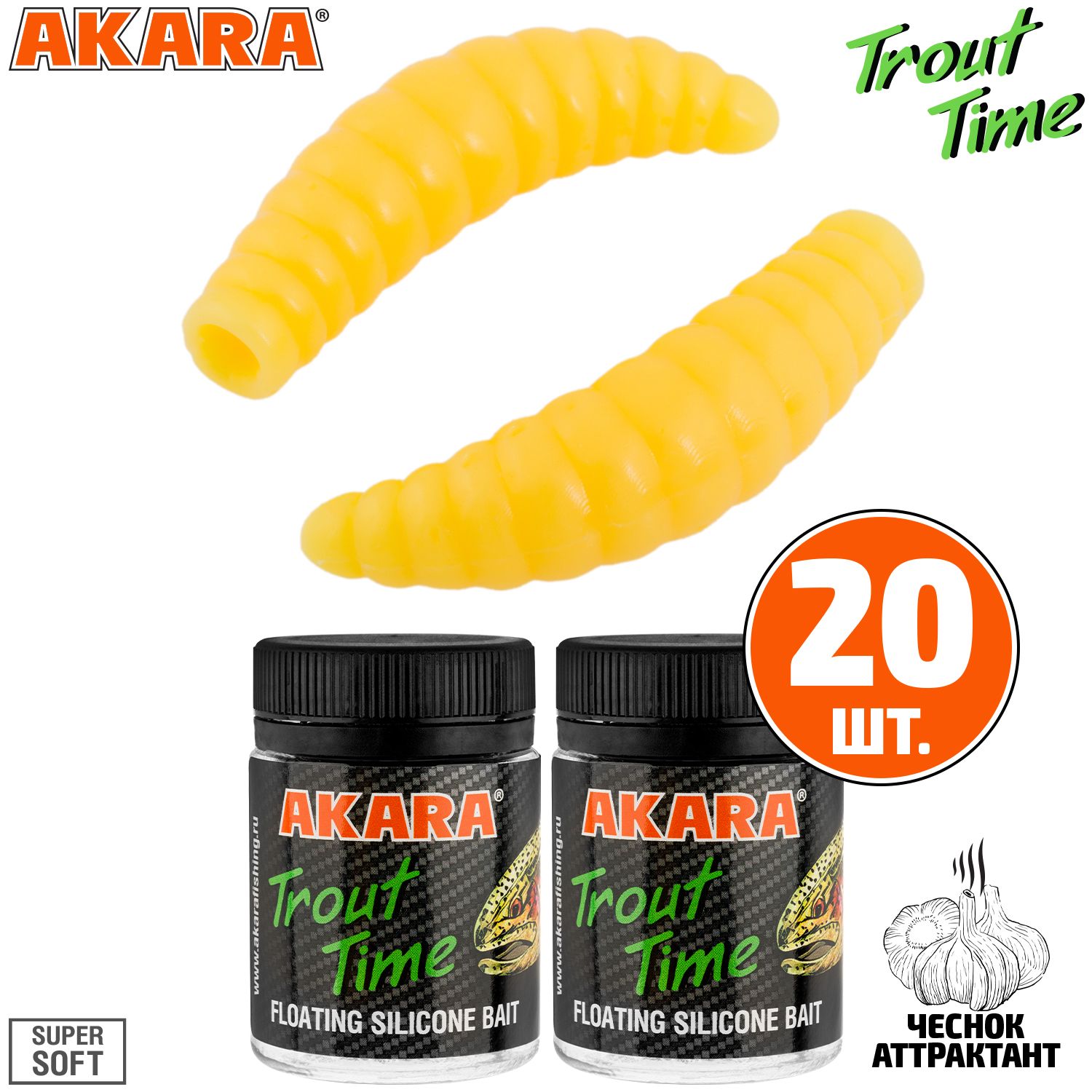 Силиконовая приманка Akara Trout Time MAGGOT 1,6 Garlic 458 (20 шт.), MAGGOT 1,6 Чеснок
Силиконовая приманка Akara Trout Time MAGGOT 1,6 Garlic 458 (20 шт.), MAGGOT 1,6 Чеснок