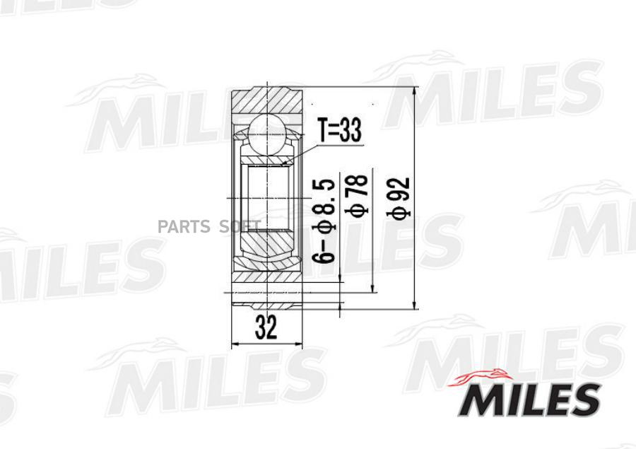 Шрус Внутренний Vw G2/G3/Polo/Caddy/Seat Ibiza 1.0-1.9d 83-99 (Gkn 302229) Ga10031 Miles а
Шрус Внутренний Vw G2/G3/Polo/Caddy/Seat Ibiza 1.0-1.9d 83-99 (Gkn 302229) Ga10031 Miles а