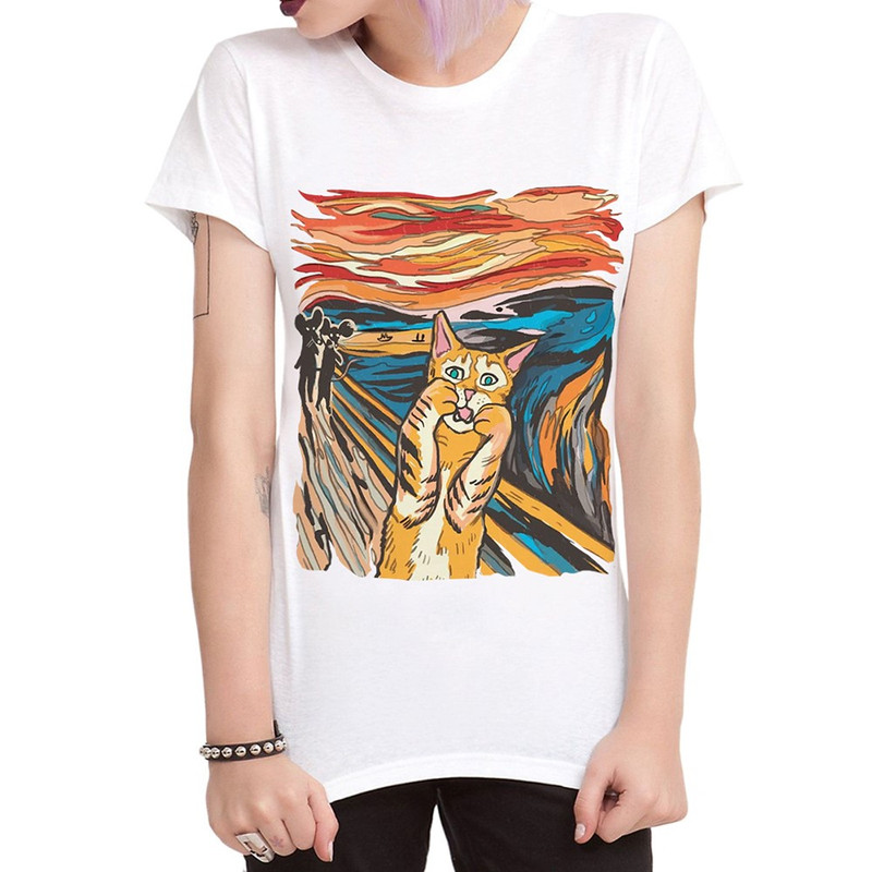 Футболка женская Dream Shirts Крик Котика Эдвард Мунк белая S, Белый, Крик Котика Эдвард Мунк
Футболка женская Dream Shirts Крик Котика Эдвард Мунк белая S, Белый, Крик Котика Эдвард Мунк