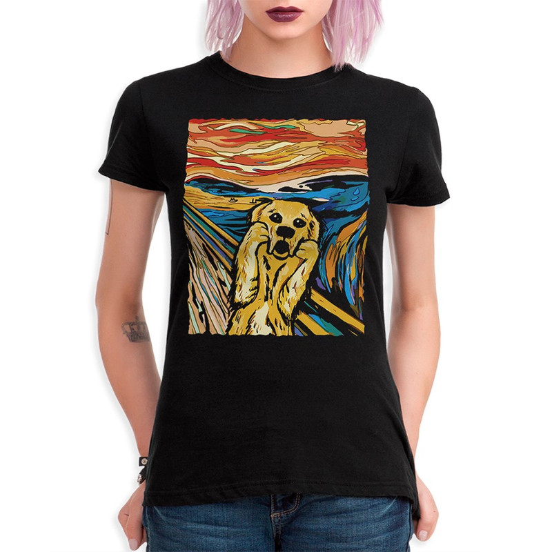 Футболка женская Dream Shirts Крик Песика Эдвард Мунк черная L, Крик Песика Эдвард Мунк
Футболка женская Dream Shirts Крик Песика Эдвард Мунк черная L, Крик Песика Эдвард Мунк