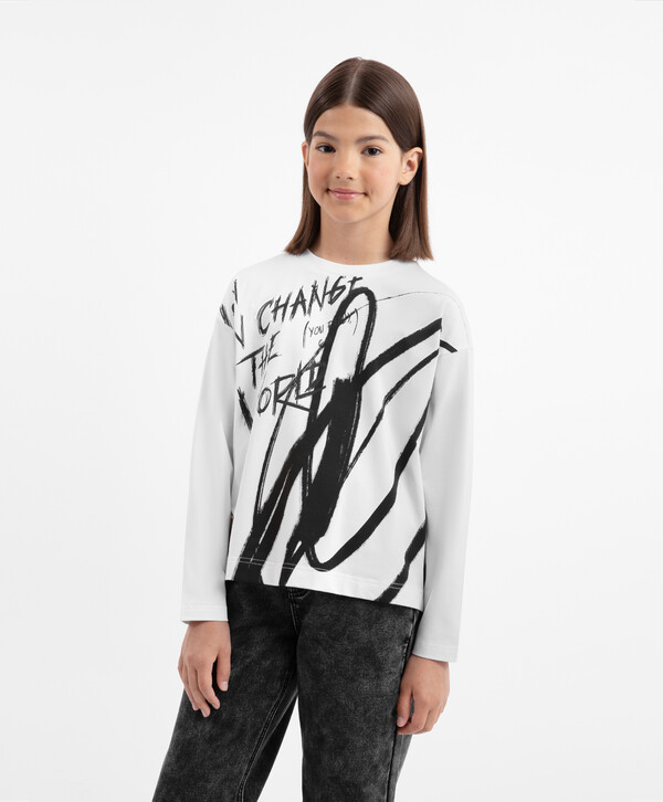 Лонгслив трикотажный с принтом белый для девочки Gulliver, 152, 22407GJC1202, 22407GJC1202
Лонгслив трикотажный с принтом белый для девочки Gulliver, 152, 22407GJC1202, 22407GJC1202