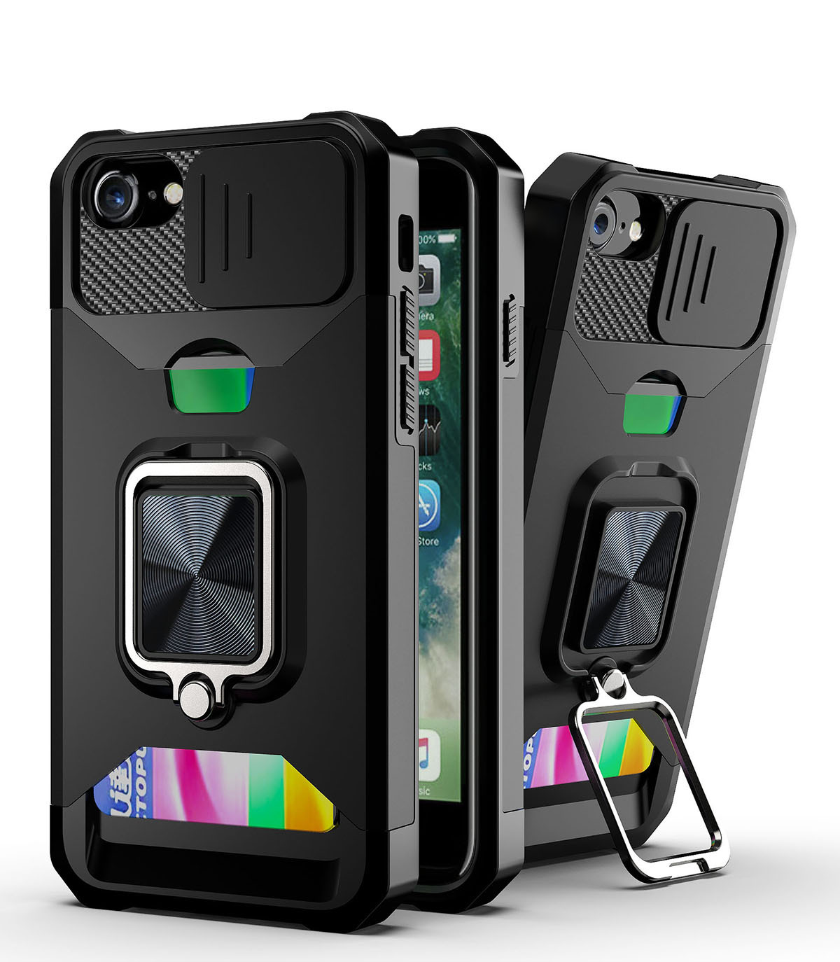 Противоударный чехол Сard Reader Case для iPhone SE 2020 / SE 2022, черный, Сard Reader Case
Противоударный чехол Сard Reader Case для iPhone SE 2020 / SE 2022, черный, Сard Reader Case