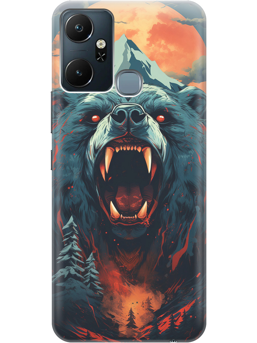Чехол на Infinix Smart 6 Plus силиконовый с принтом "Гризли при красной луне", Красный;синий;черный, 20000390
Чехол на Infinix Smart 6 Plus силиконовый с принтом "Гризли при красной луне", Красный;синий;черный, 20000390