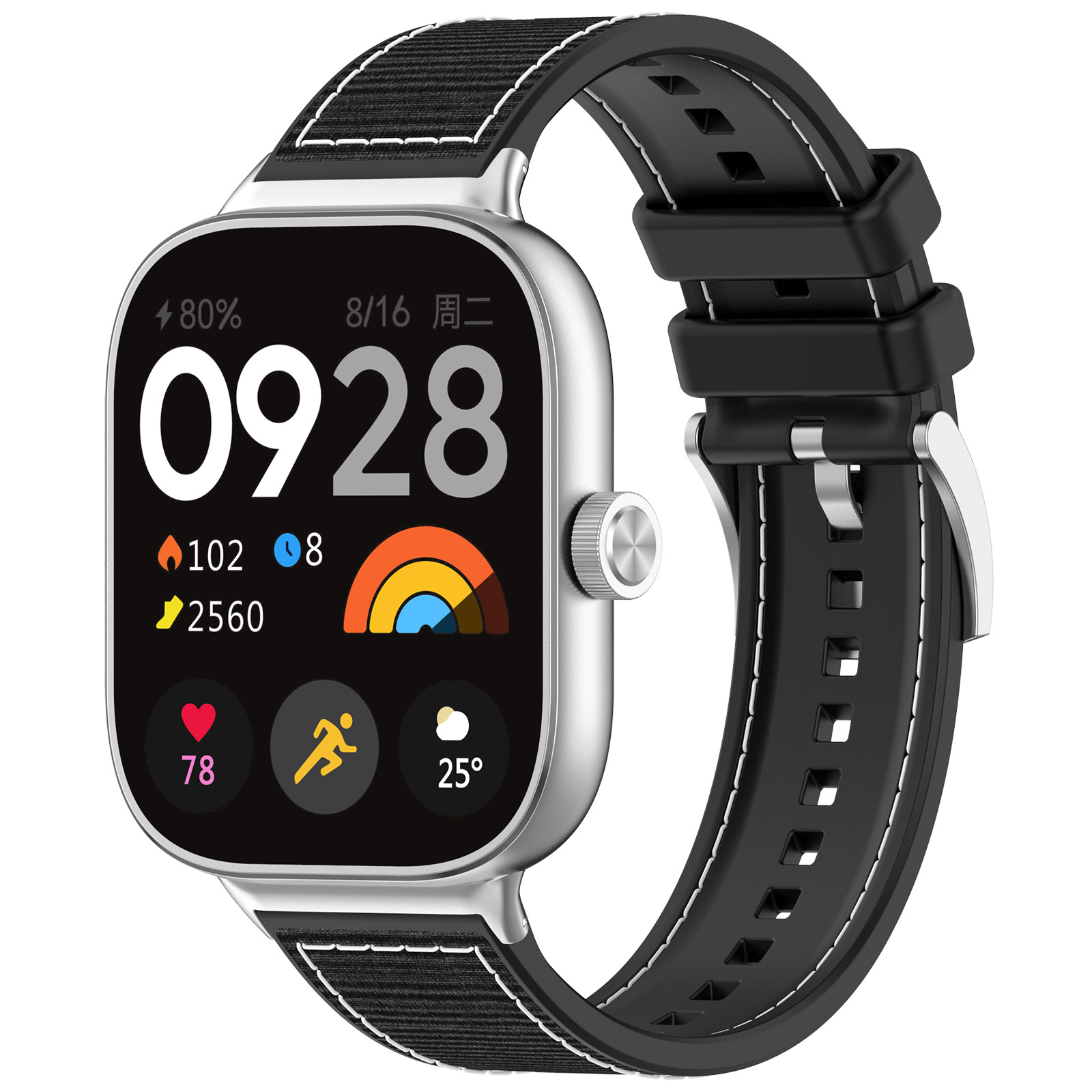 Cиликоново-нейлоновый ремешок для Xiaomi Mi Band 8 Pro/Redmi Watch 4, черный, Xiaomi Mi Band 8 Pro / Redmi Watch 4
Cиликоново-нейлоновый ремешок для Xiaomi Mi Band 8 Pro/Redmi Watch 4, черный, Xiaomi Mi Band 8 Pro / Redmi Watch 4