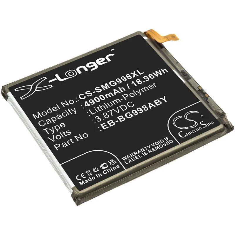 Аккумулятор CameronSino CS-SMG998XL для Samsung Galaxy S21 Ultra (EB-BG998ABY) 4900mAh
Аккумулятор CameronSino CS-SMG998XL для Samsung Galaxy S21 Ultra (EB-BG998ABY) 4900mAh