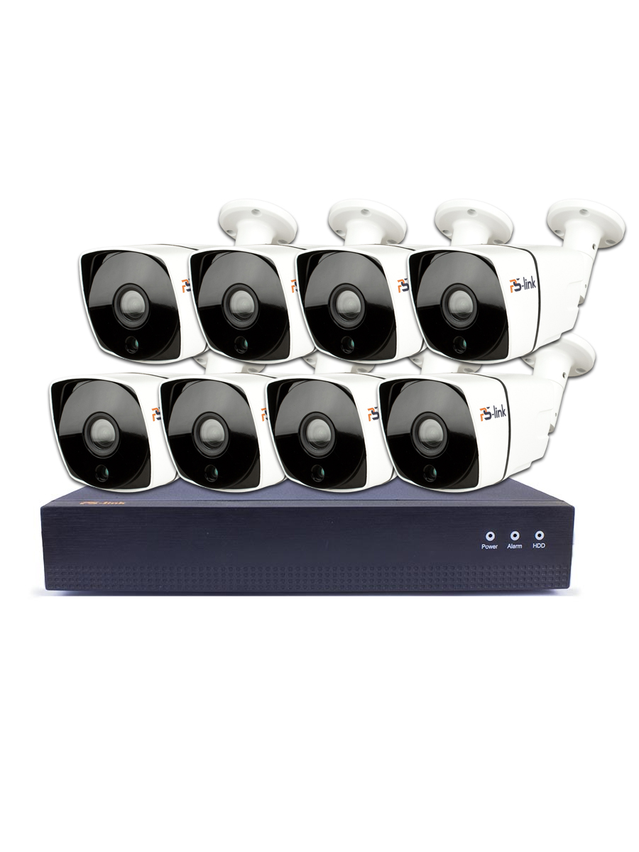 Готовый комплект IP видеонаблюдения c 8 уличными 2Mp камерами Ps-Link IPK08CH-POE, Белый, KIT-C208IP-POE
Готовый комплект IP видеонаблюдения c 8 уличными 2Mp камерами Ps-Link IPK08CH-POE, Белый, KIT-C208IP-POE