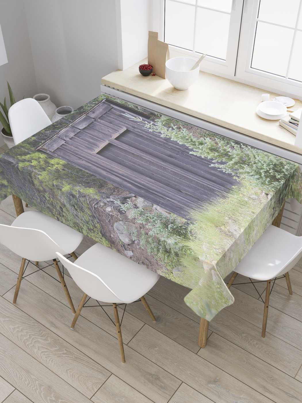 Скатерть прямоугольная JoyArty "Старый туалет" из оксфорда, 120x145 см, Зеленый, Старый туалет 
Скатерть прямоугольная JoyArty "Старый туалет" из оксфорда, 120x145 см, Зеленый, Старый туалет