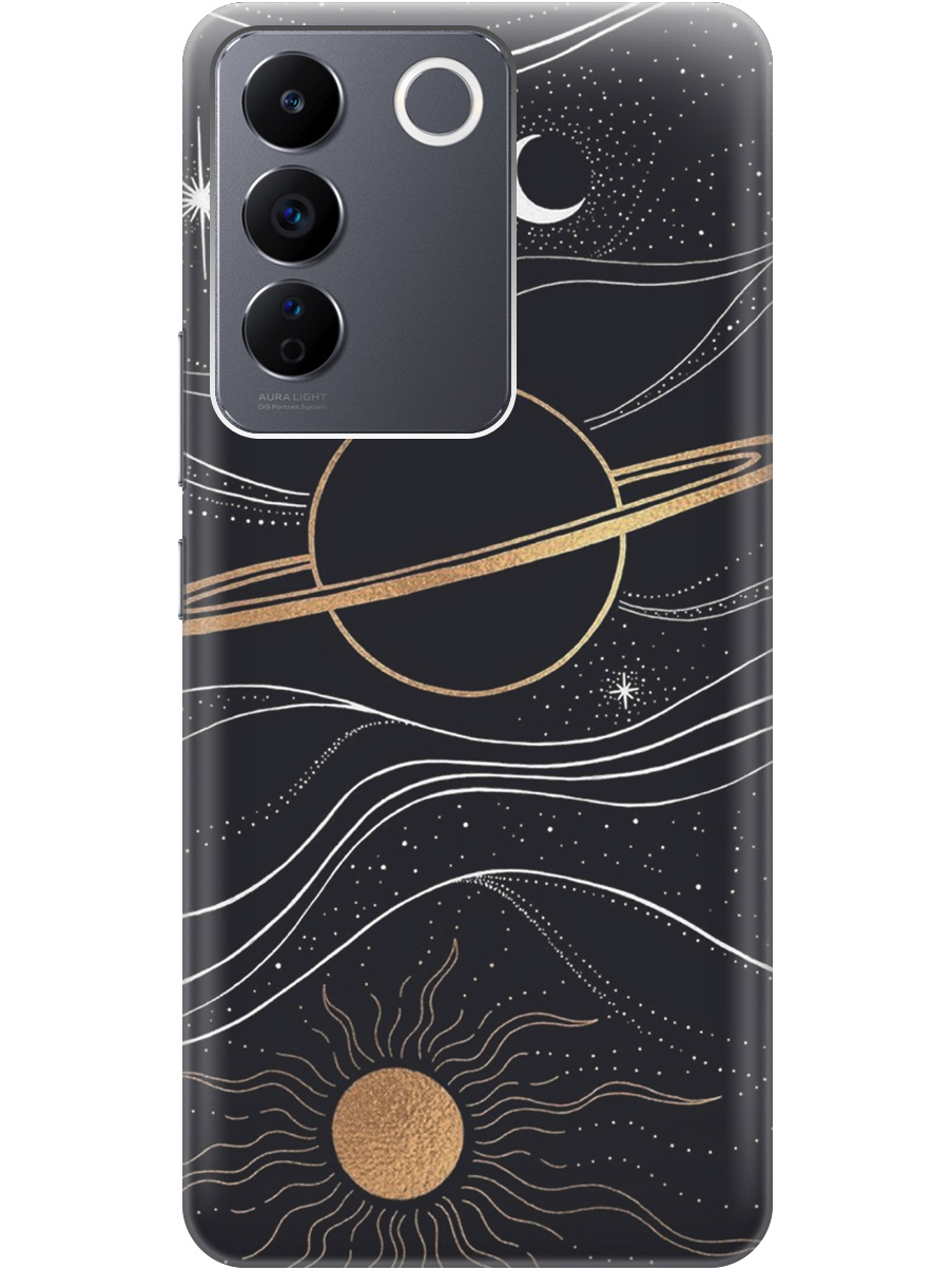 Чехол на Vivo V27e силиконовый матовый Soft Touch с принтом "Сатурн и солнце", Белый;желтый, 20000205
Чехол на Vivo V27e силиконовый матовый Soft Touch с принтом "Сатурн и солнце", Белый;желтый, 20000205
