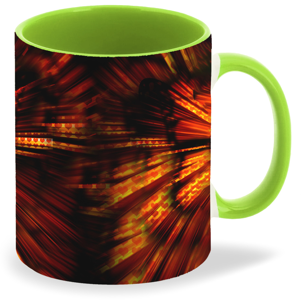 Кружка CoolPodarok Огненные лучи, Огненные лучи 
Кружка CoolPodarok Огненные лучи, Огненные лучи